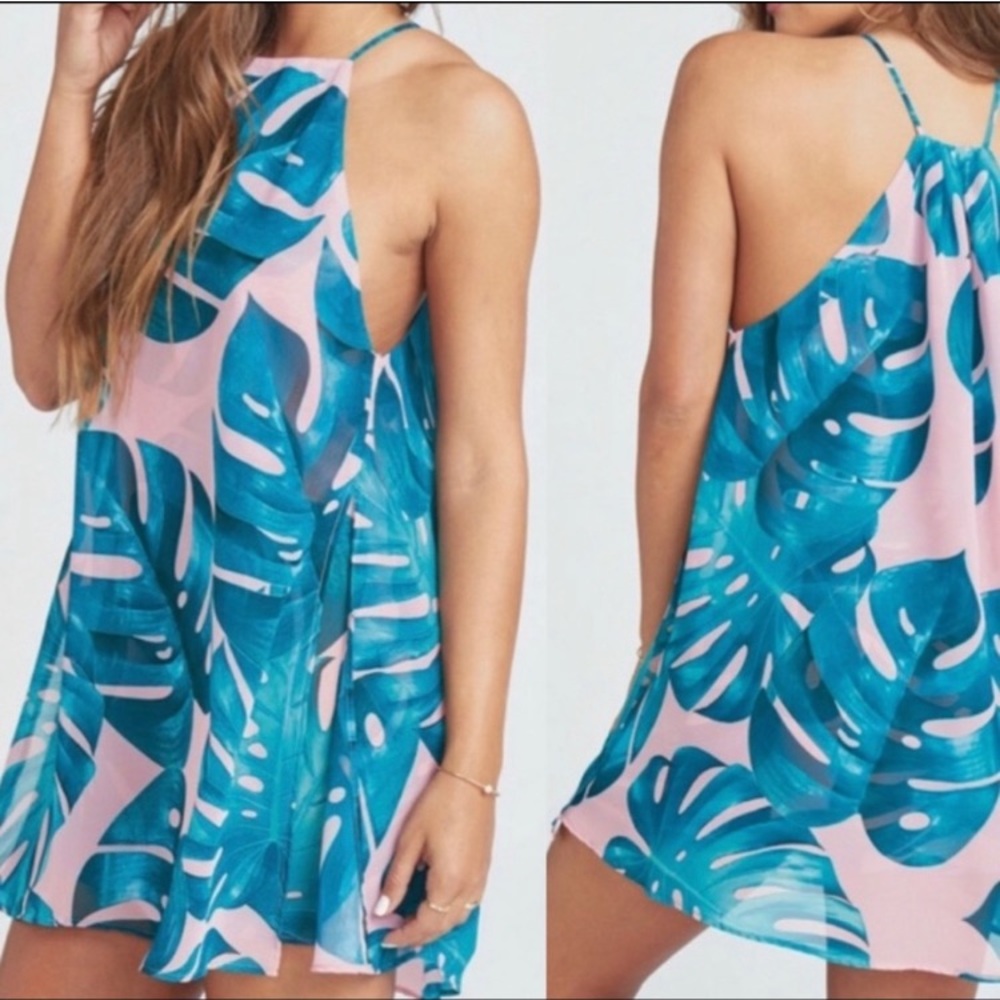 Show Me Your Mumu Byron Dress in Palms Away